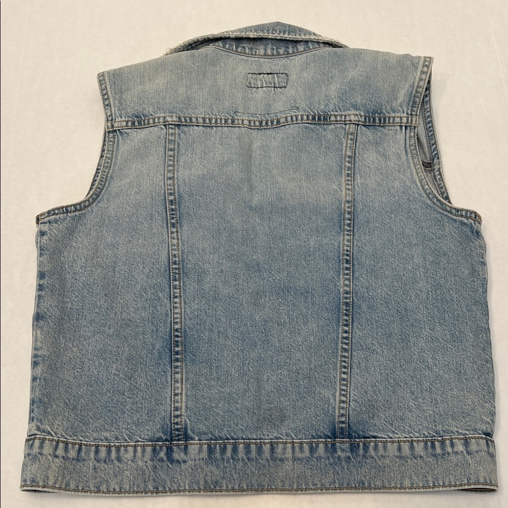 CURRENT/ ELLIOT THE SLEEVELESS RIDER JACKET SIZE 1= SMALL - Picture 9 of 12